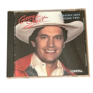Vintage 1987 George Strait Greatest Hits Vol 2 CD excellent like new condition